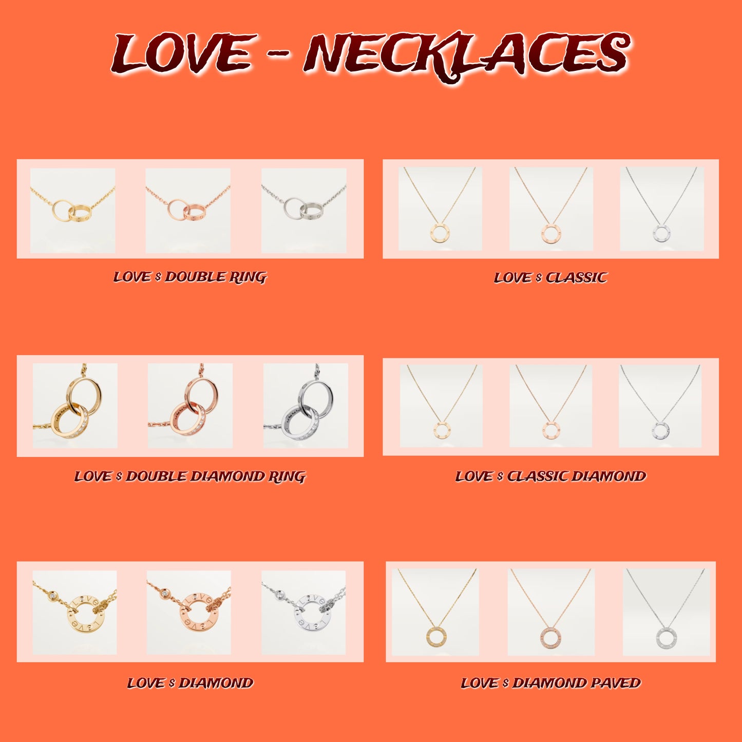 Stock - Love Necklaces